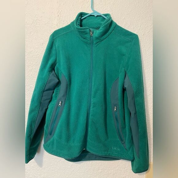 LLBean women’s full zip Fleece sz M - Picture 1 of 5